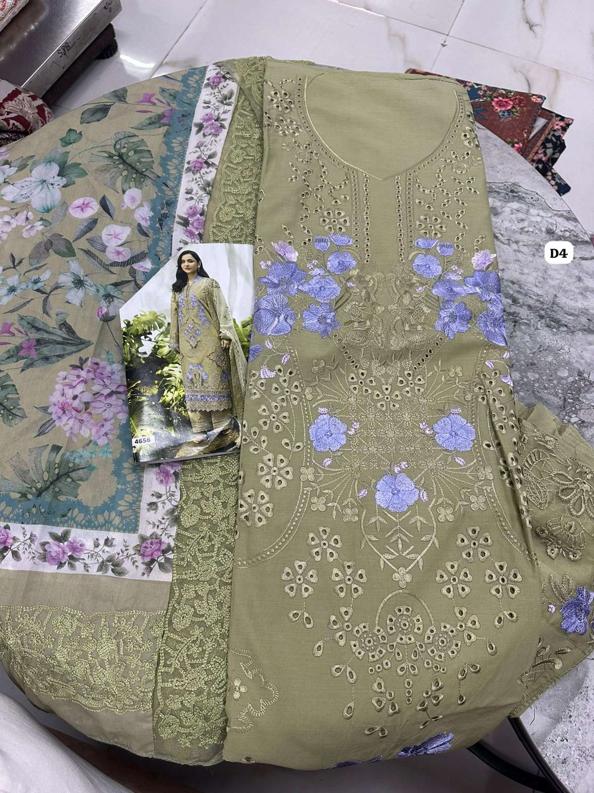 Falah Premium Cotton Colleciton Code - 50199 By Falah Designer Suits - 01 - 06 B