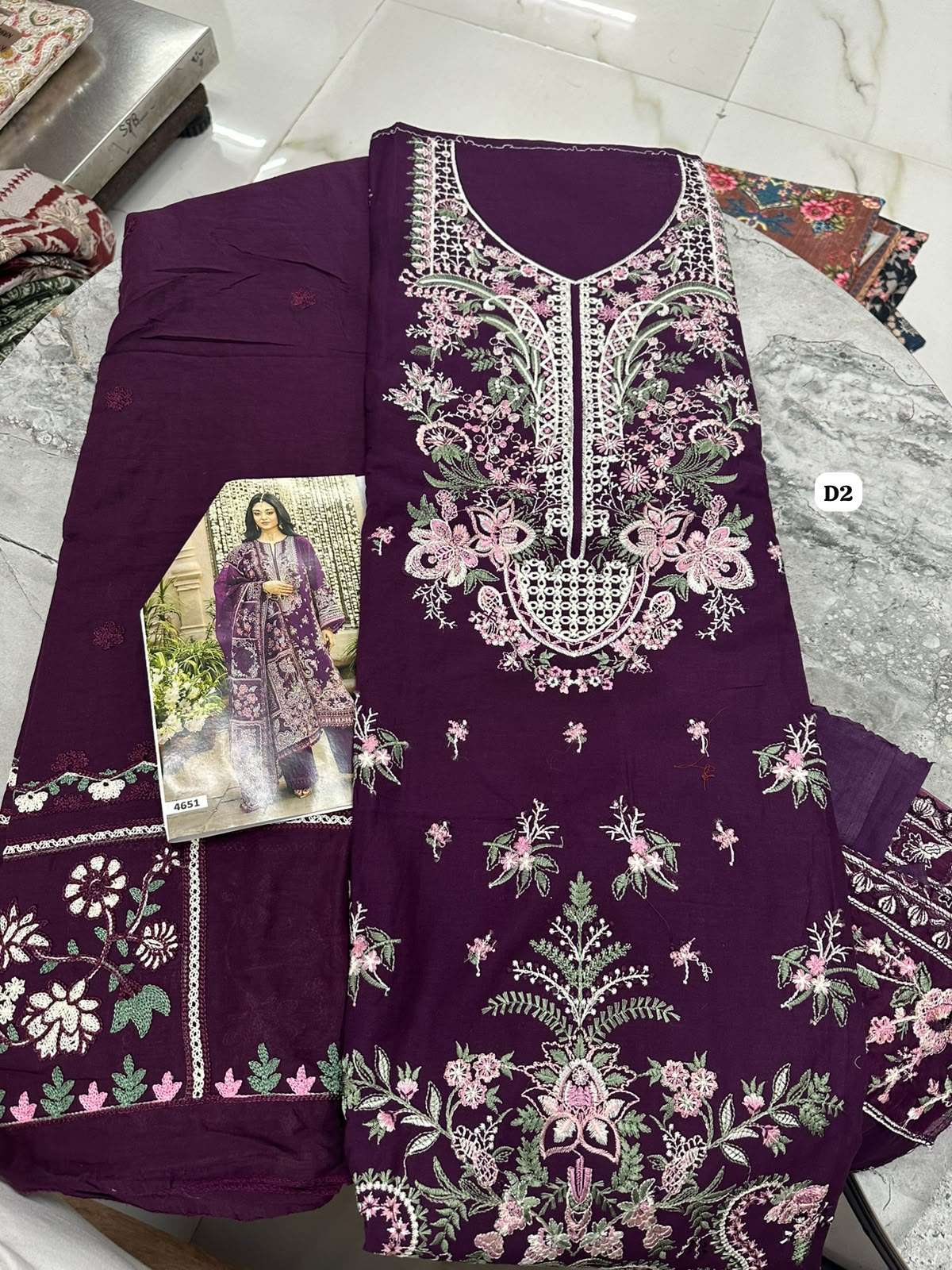 Falah Premium Cotton Colleciton Code - 50199 By Falah Designer Suits - 01
