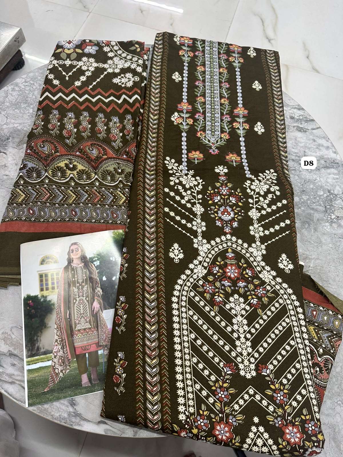 Falah Premium Cotton Colleciton Code - 50201 By Falah Designer Suits - 08