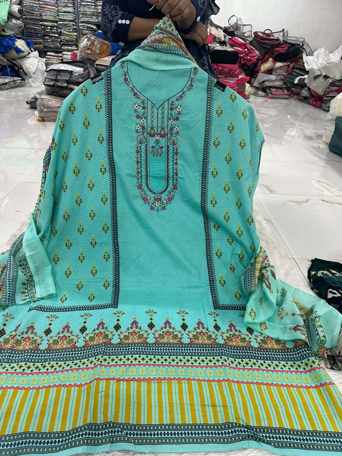 Falah Premium Cotton Colleciton Code - NOP81 By Falah Designer Suits - 07
