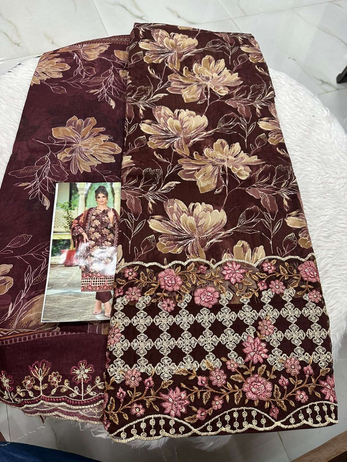 Falah Premium Cotton Collection Code - 50204 by Falah Designer Suits - 01 - 06