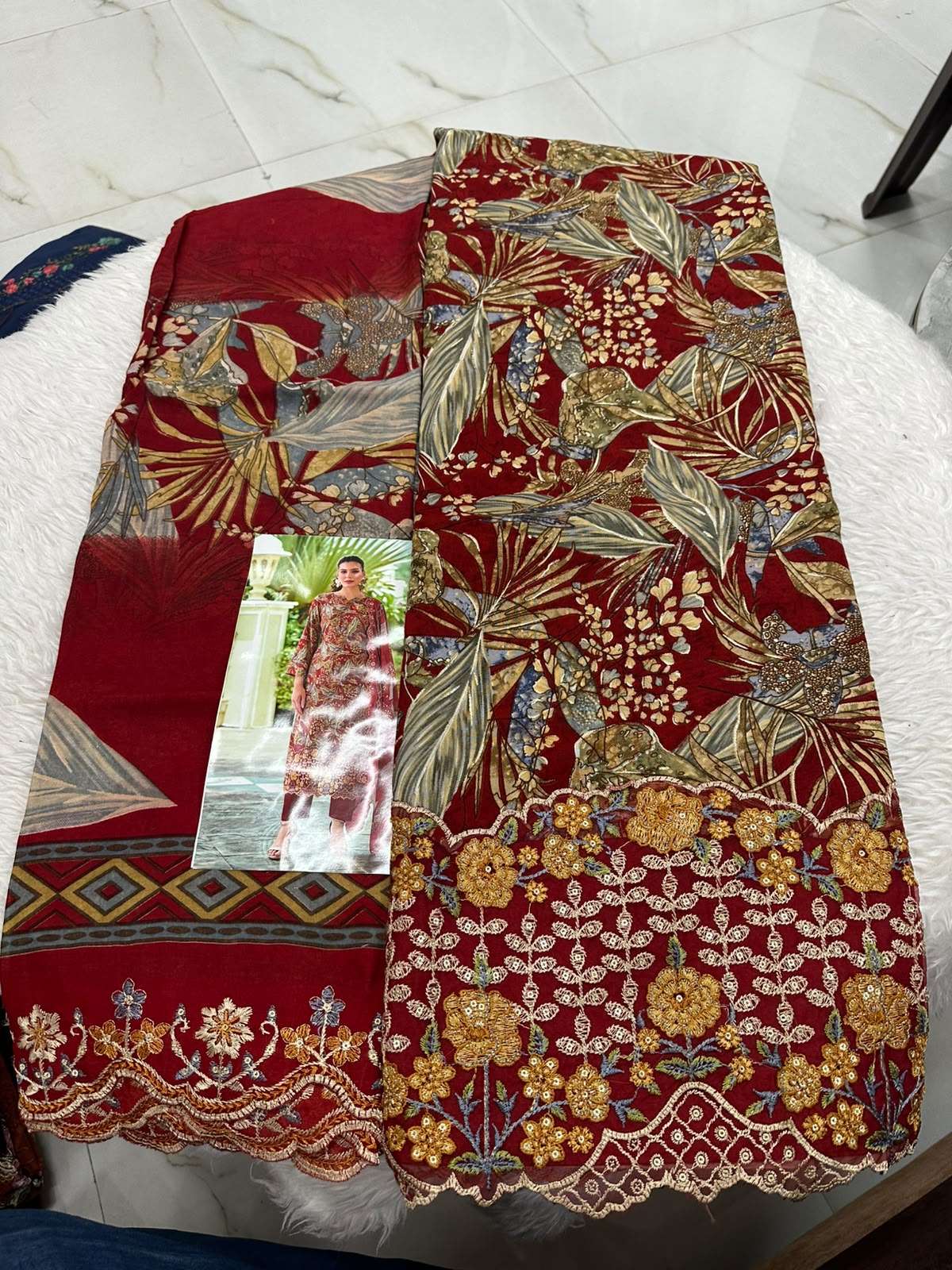 Falah Premium Cotton Collection Code - 50204 by Falah Designer Suits - 05