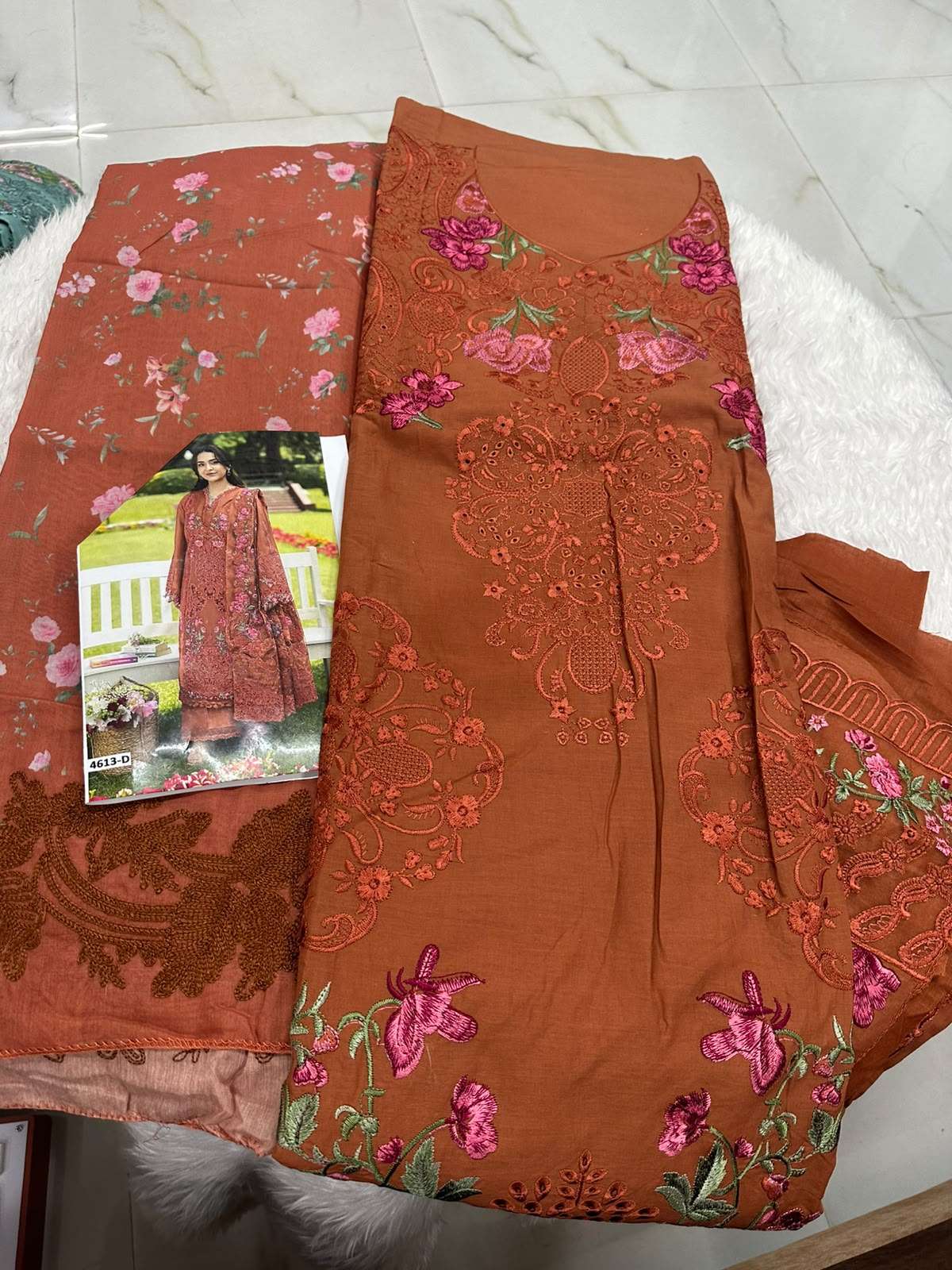 Falah Premium Cotton Collection Code - 50208 by Falah Designer Suits - 01 - 04