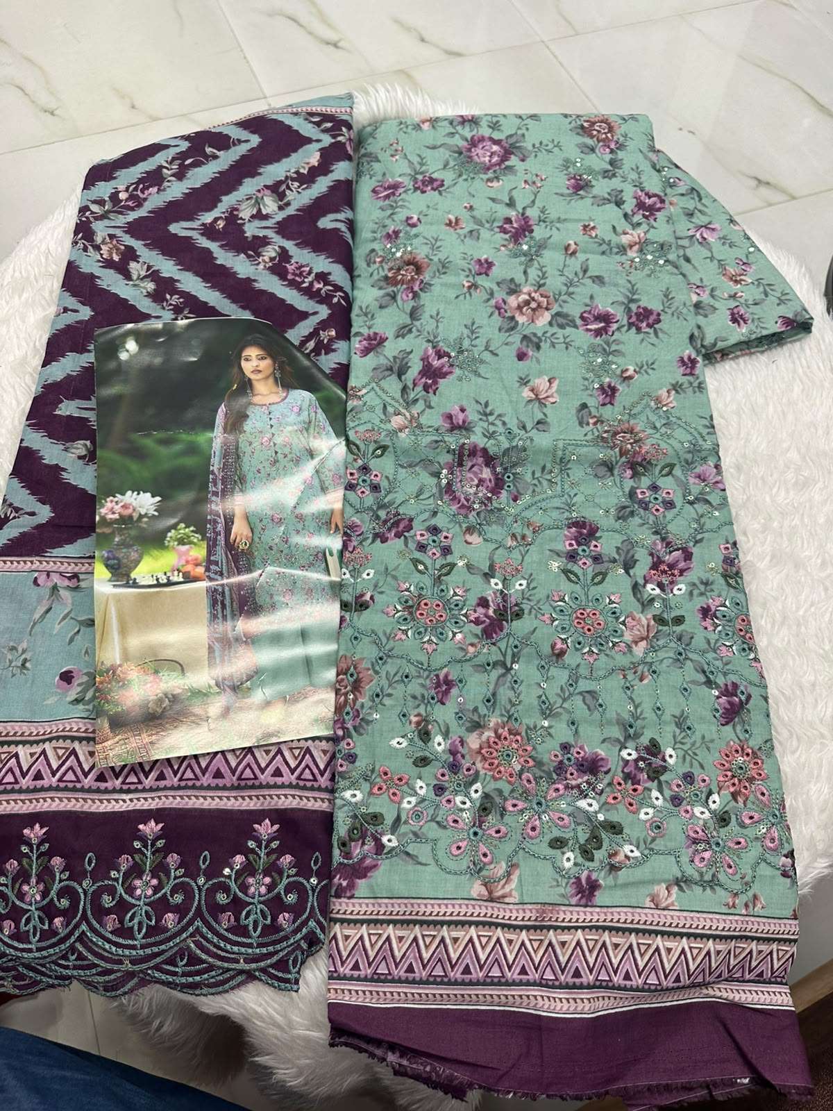 Falah Premium Cotton Collection Code - 50210 by Falah Designer Suits - 03