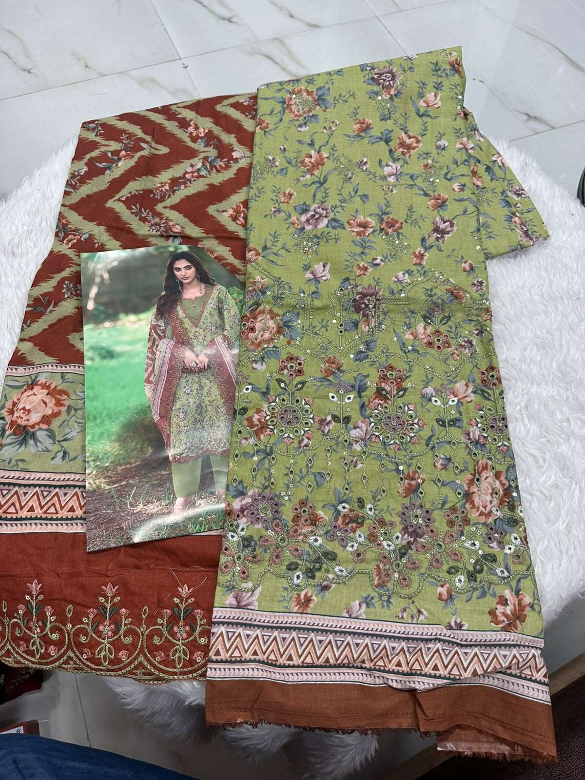 Falah Premium Cotton Collection Code - 50210 by Falah Designer Suits - 05