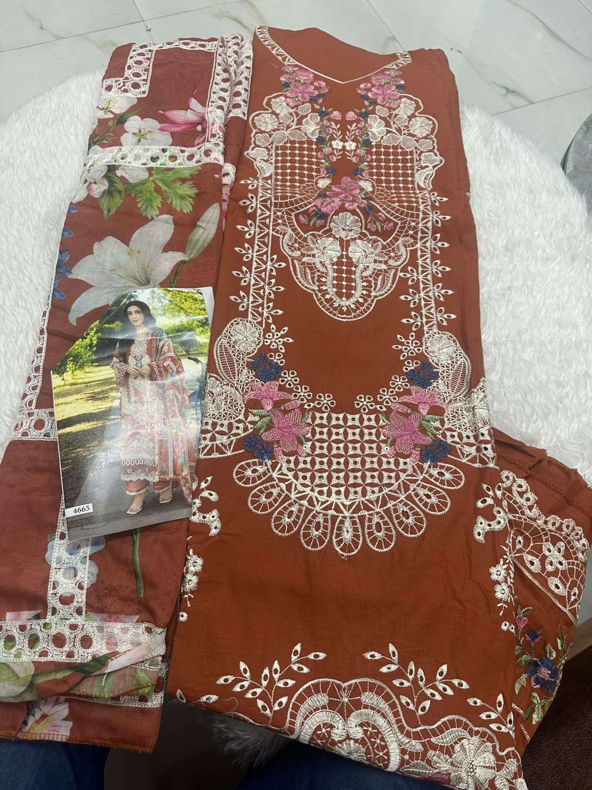 Falah Premium Cotton Collection Code - 50222 by Falah Designer Suits - 03