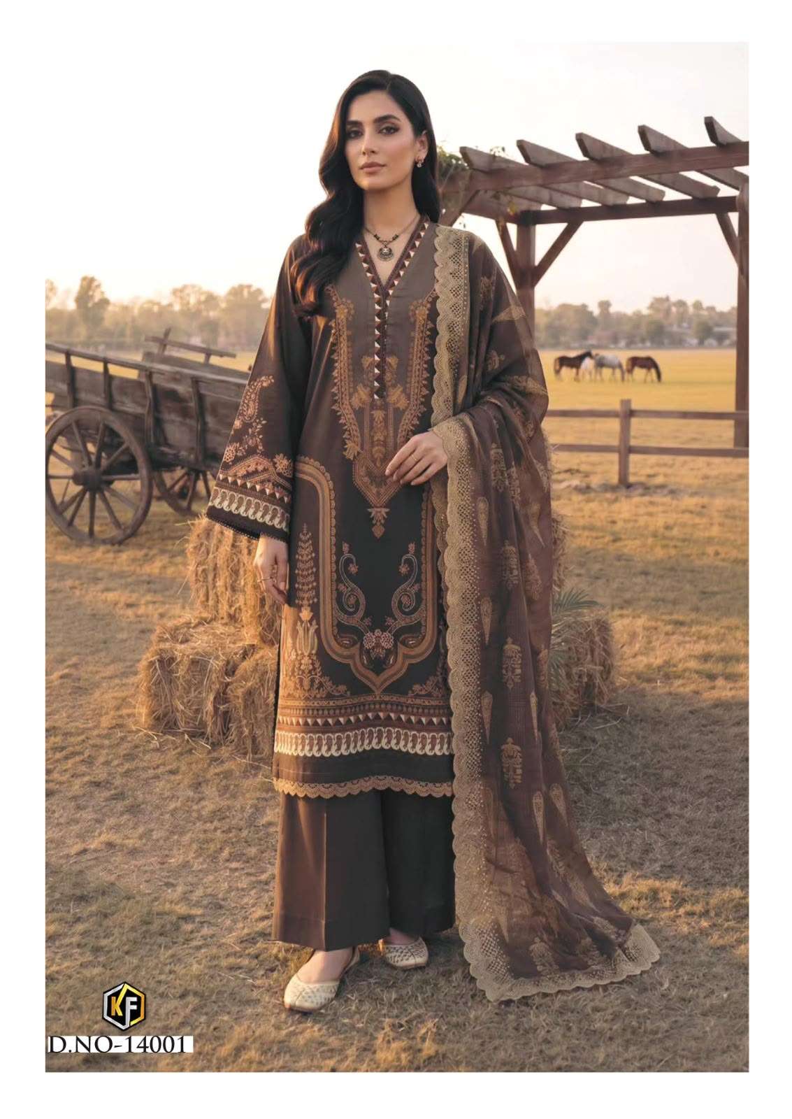 KANEEZ HEAVY COTTON LUXURY COLLECTION VOL- 14 BY KEVAL FAB - 01