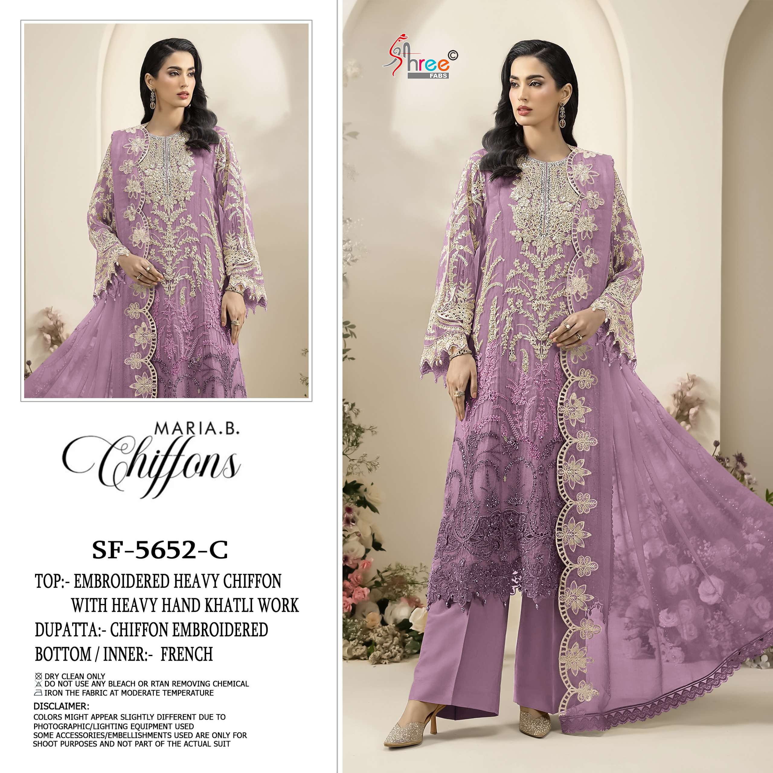 MARIA B CHIFFONS D NO. SF - 5652 BY SHREE FABS - 03