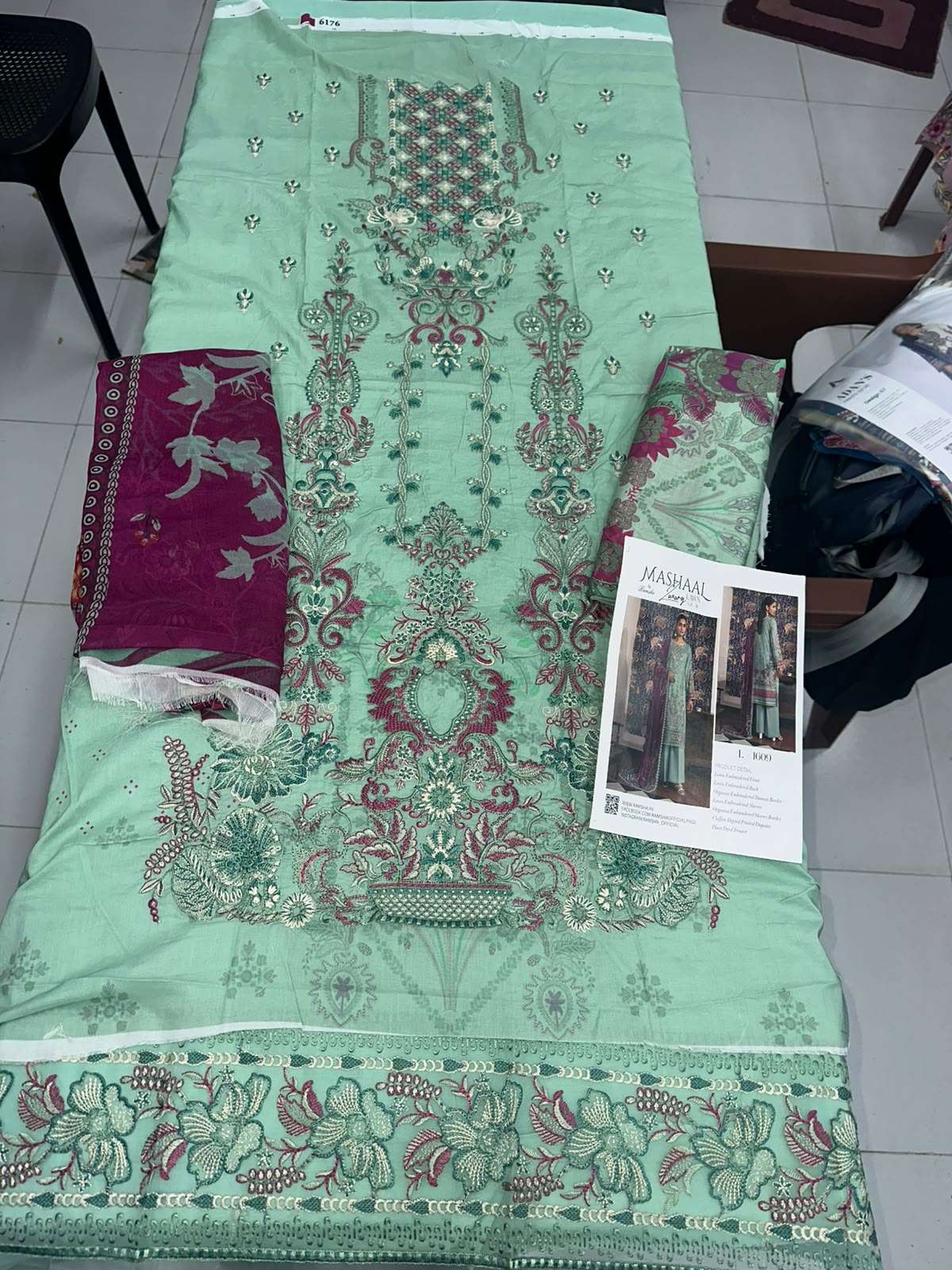 MASHAAL LUXURY LAWN VOL - 16 BY RAMSHA - 05