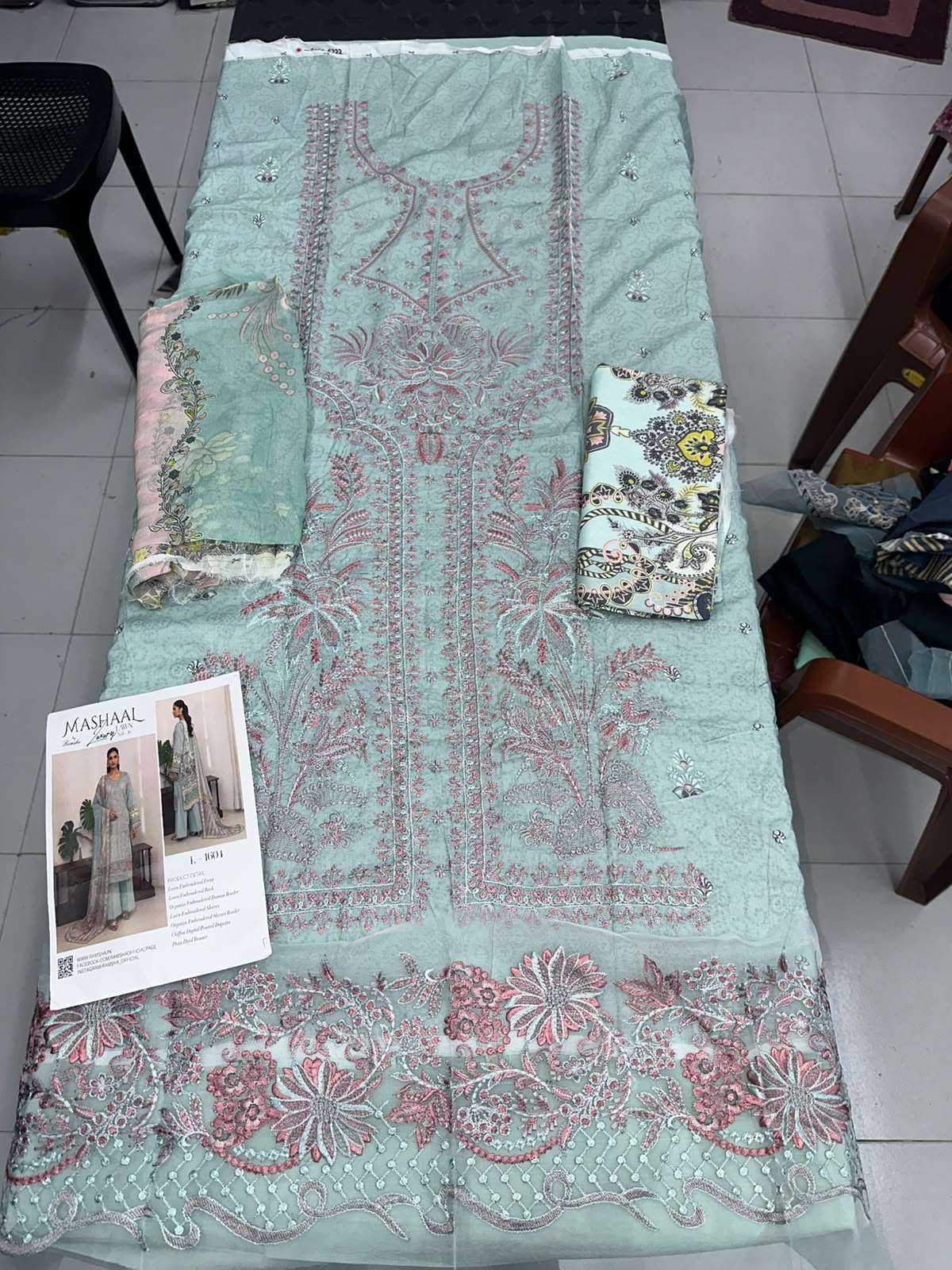 MASHAAL LUXURY LAWN VOL 16 by RAMSHA-07