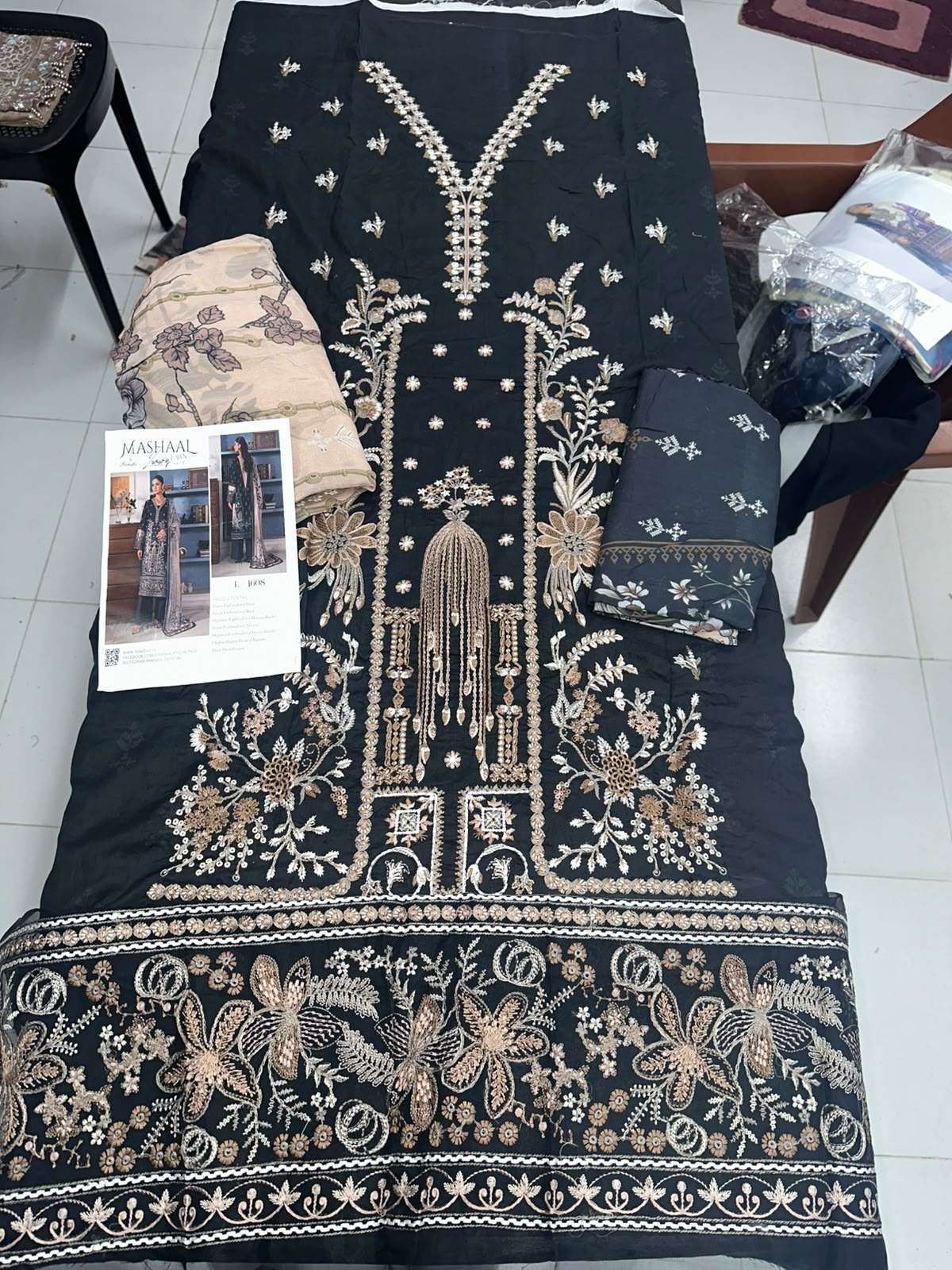 MASHAAL LUXURY LAWN VOL 16 RAMSHA-10