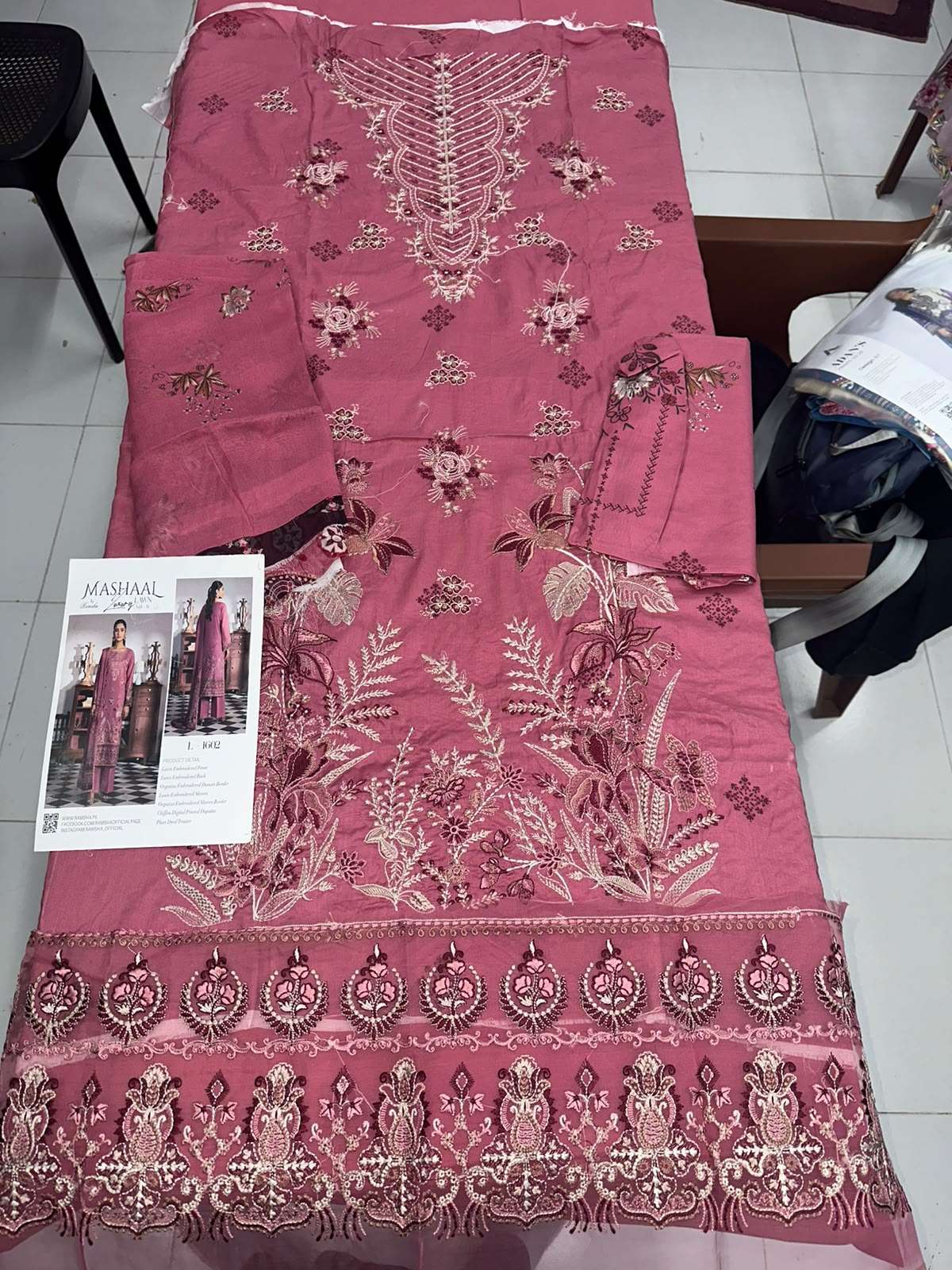 MASHAAL LUXURY LAWN VOL 16 RAMSHA-11
