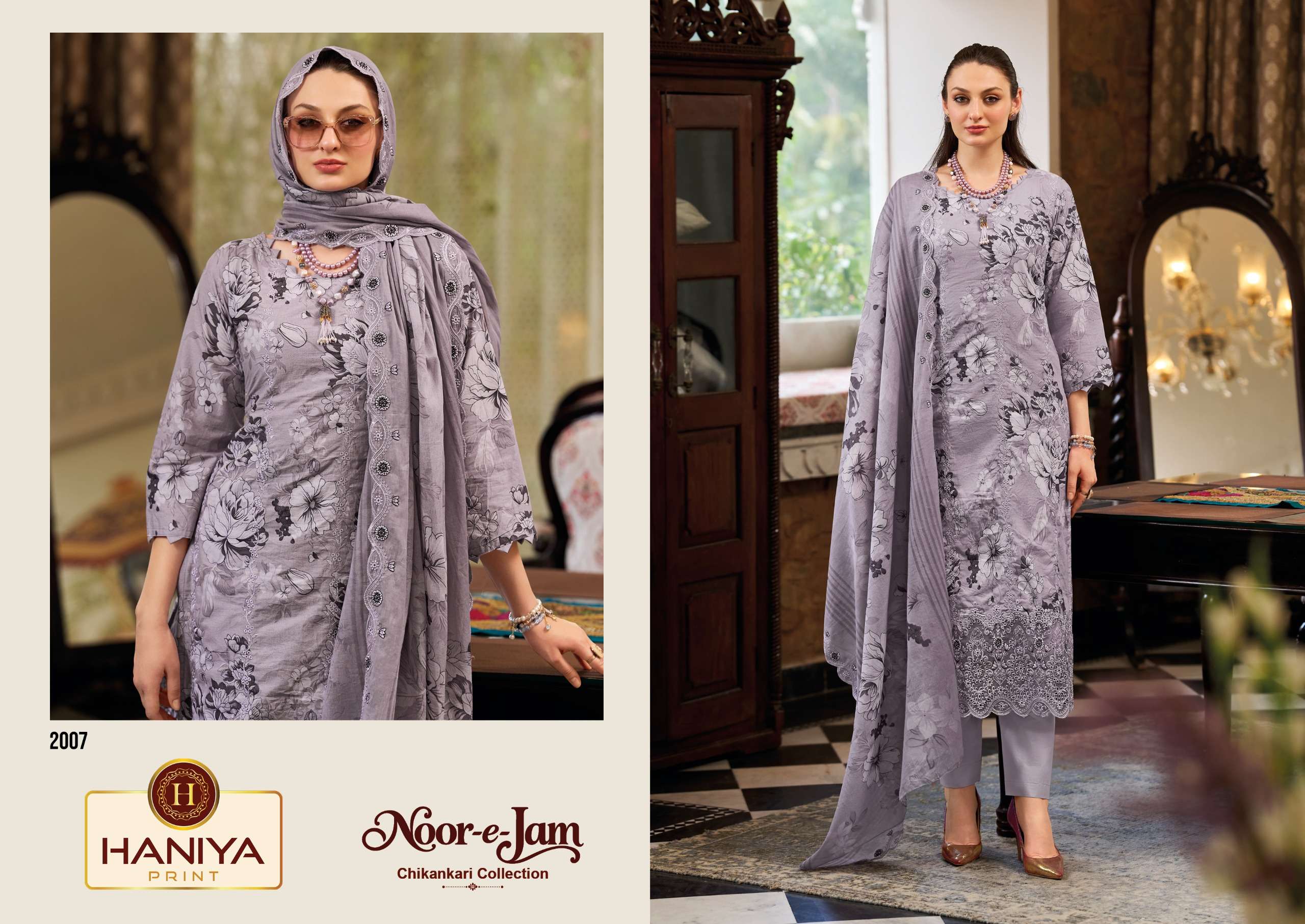 NOOR-E-ZAM CHIKANKARI COLLECTION HANIYA PRINT-06