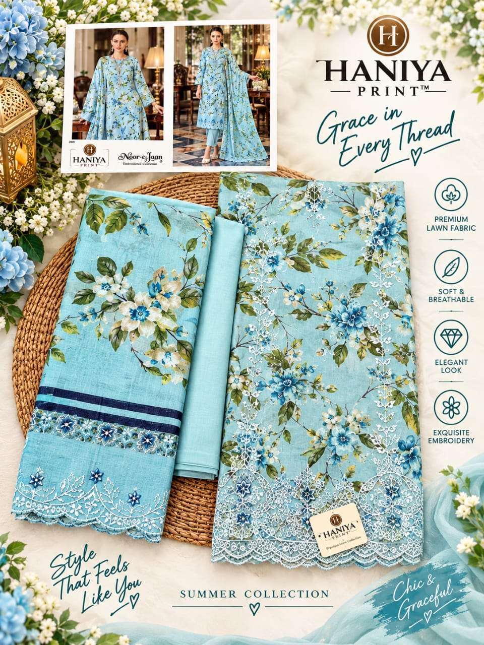 NOOR-E-ZAM CHIKANKARI COLLECTION HANIYA PRINT-12