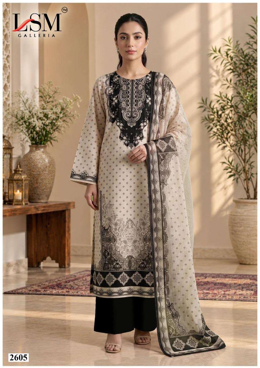 PARIAN DREAM HEAVY LUXURY LAWN COLLECTION VOL - 26 BY LSM GALLERIA - 05