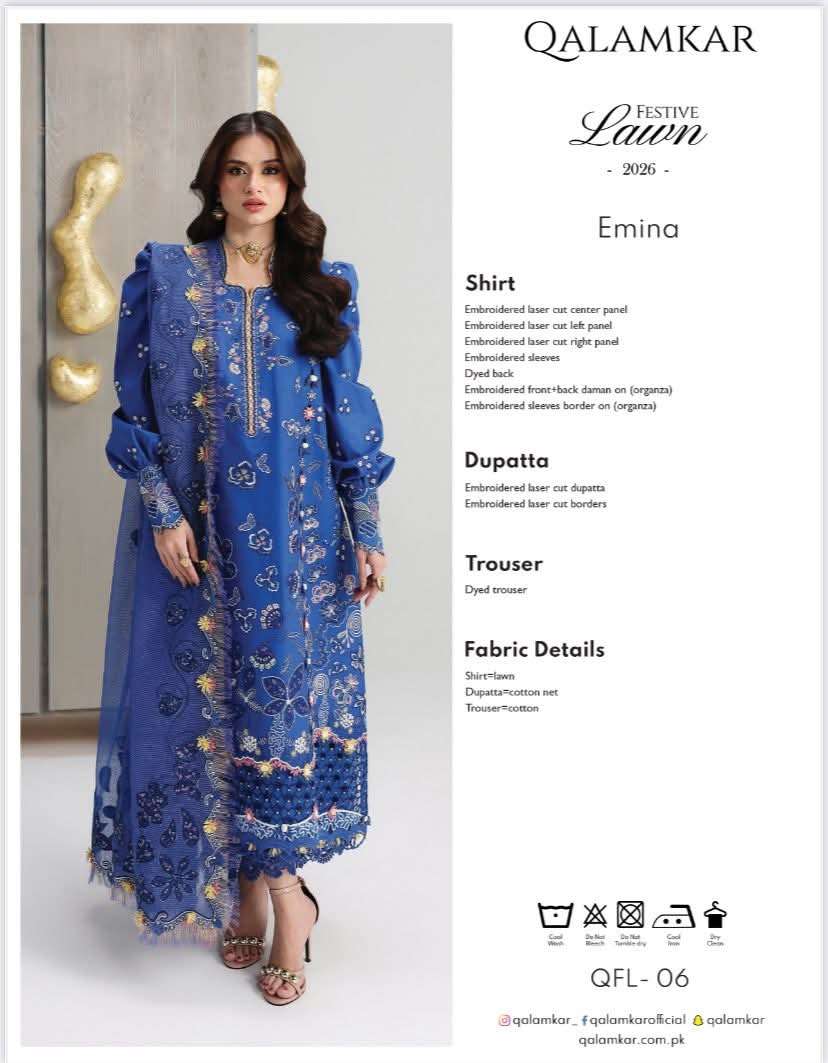 Qalamkar Festive Lawn Collection 2026-04