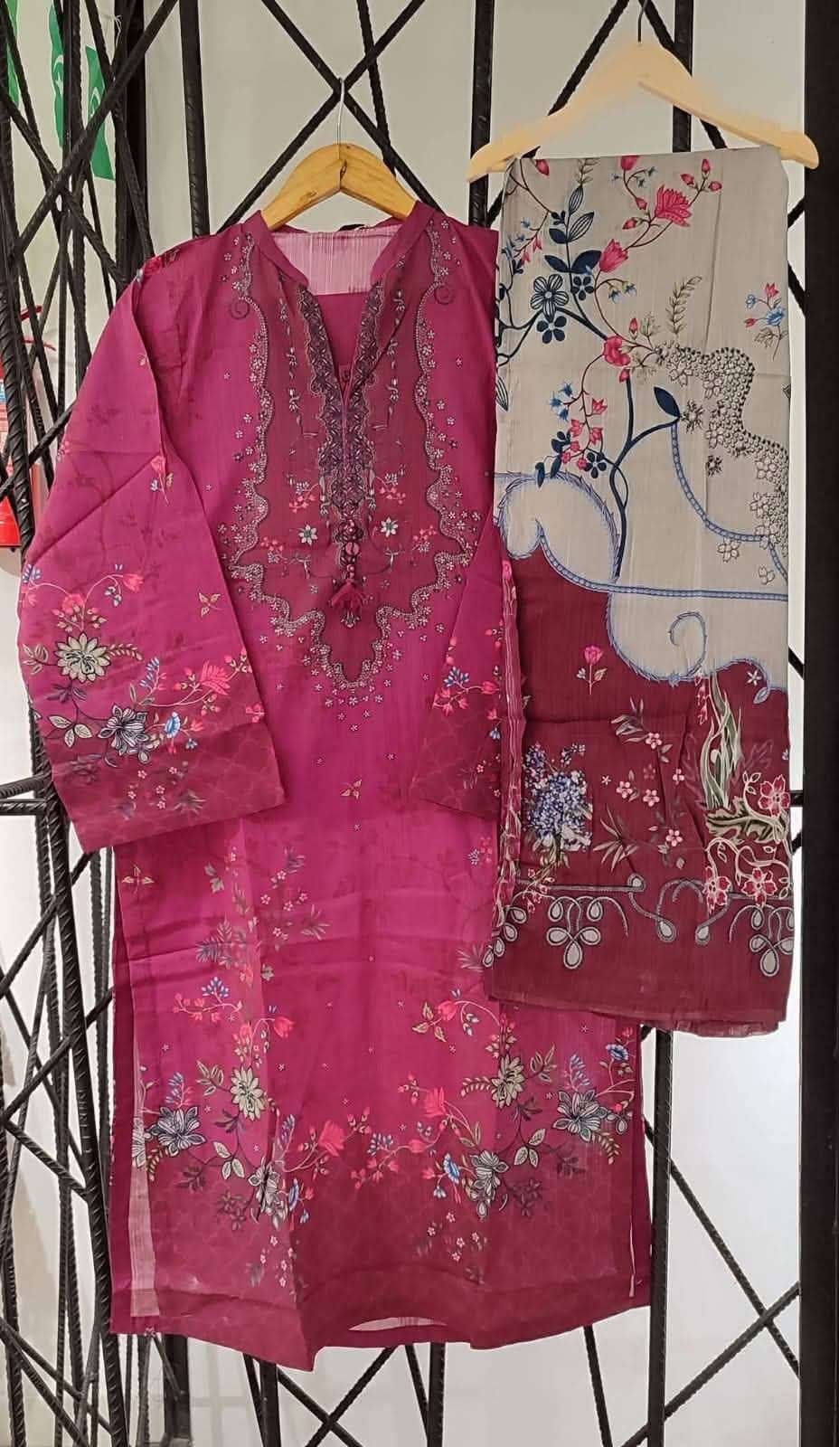 READY TO WEAR PRINTED LAWN COLLECTION BY SADABAHAR - 02