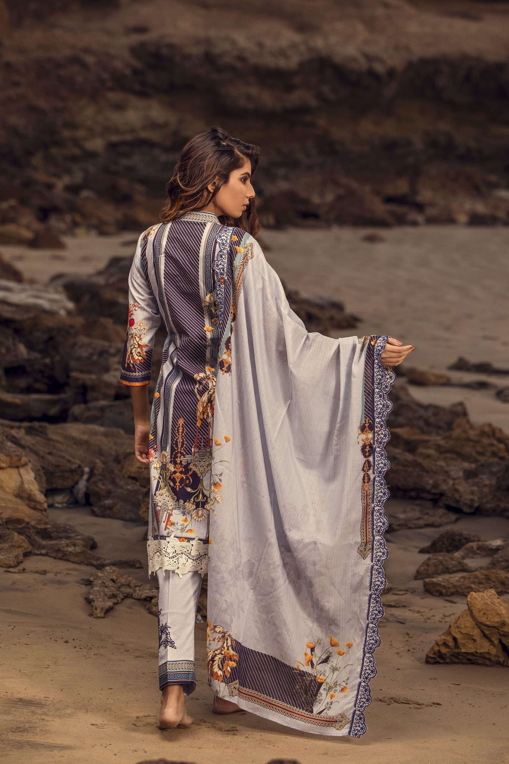 Iman Exclusive Embroidered Lawn Collection 2020 by Regalia Textile 01B