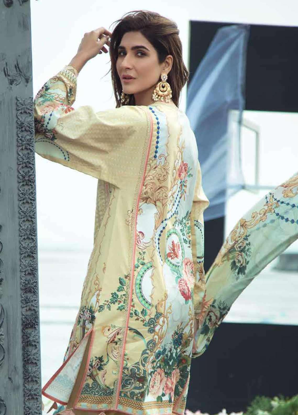 Firdous Fashion Embroidered Lawn Unstitched 3 Piece Suit FR20LS 19536 Luxury Collection