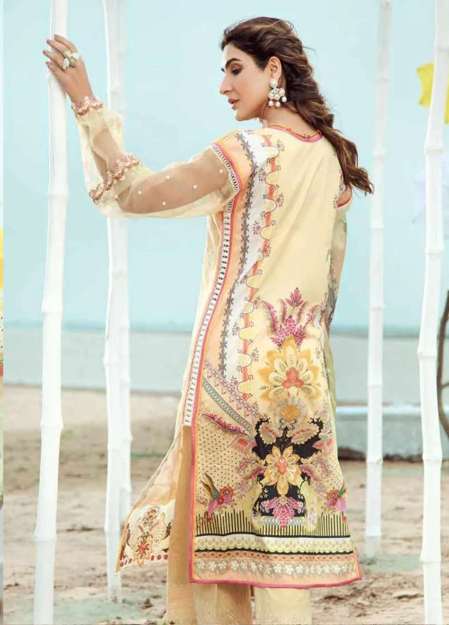 Firdous Fashion Embroidered Lawn Unstitched 3 Piece Suit FR20LS 19539 Luxury Collection