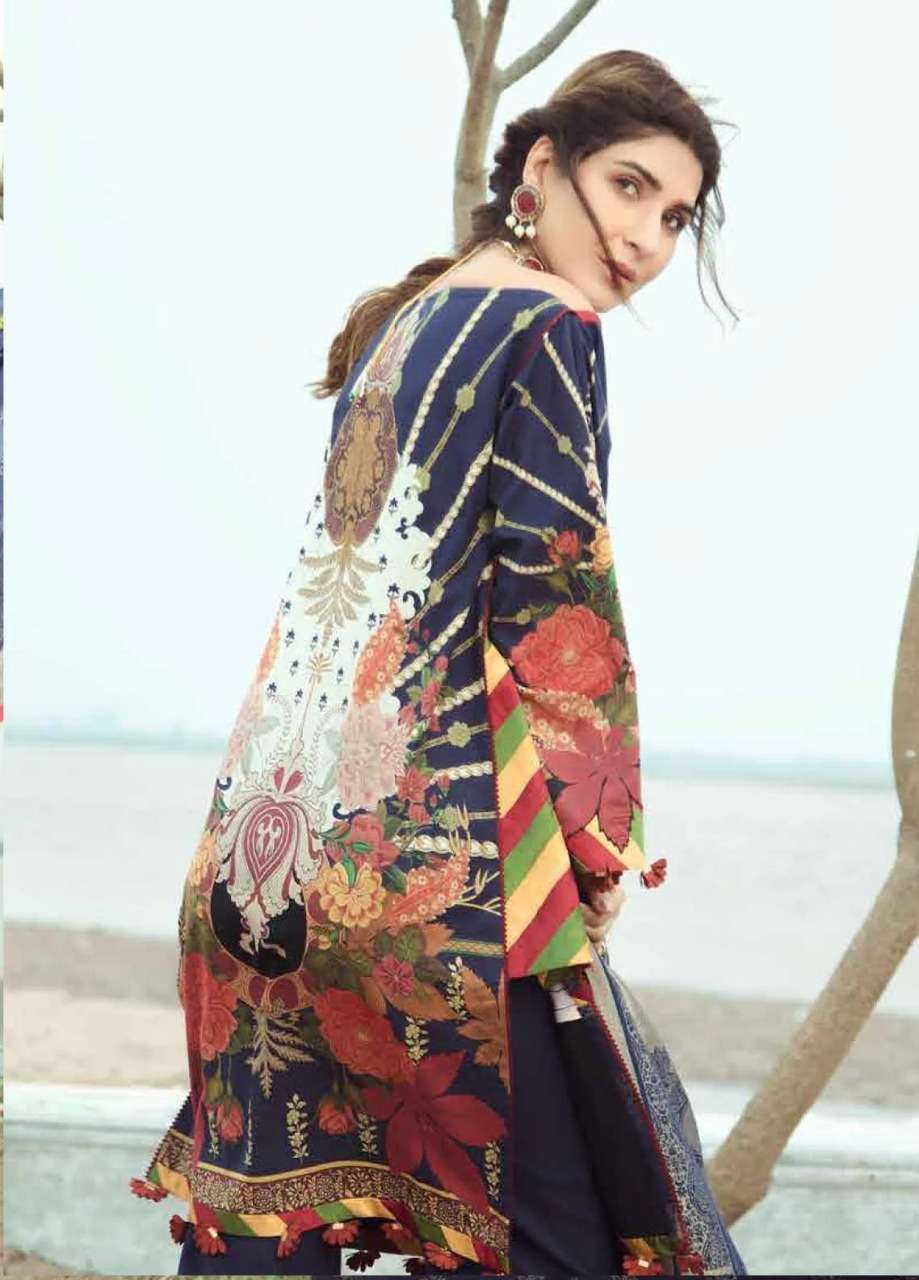 Firdous Fashion Embroidered Lawn Unstitched 3 Piece Suit FR20LS 19542 Luxury Collection