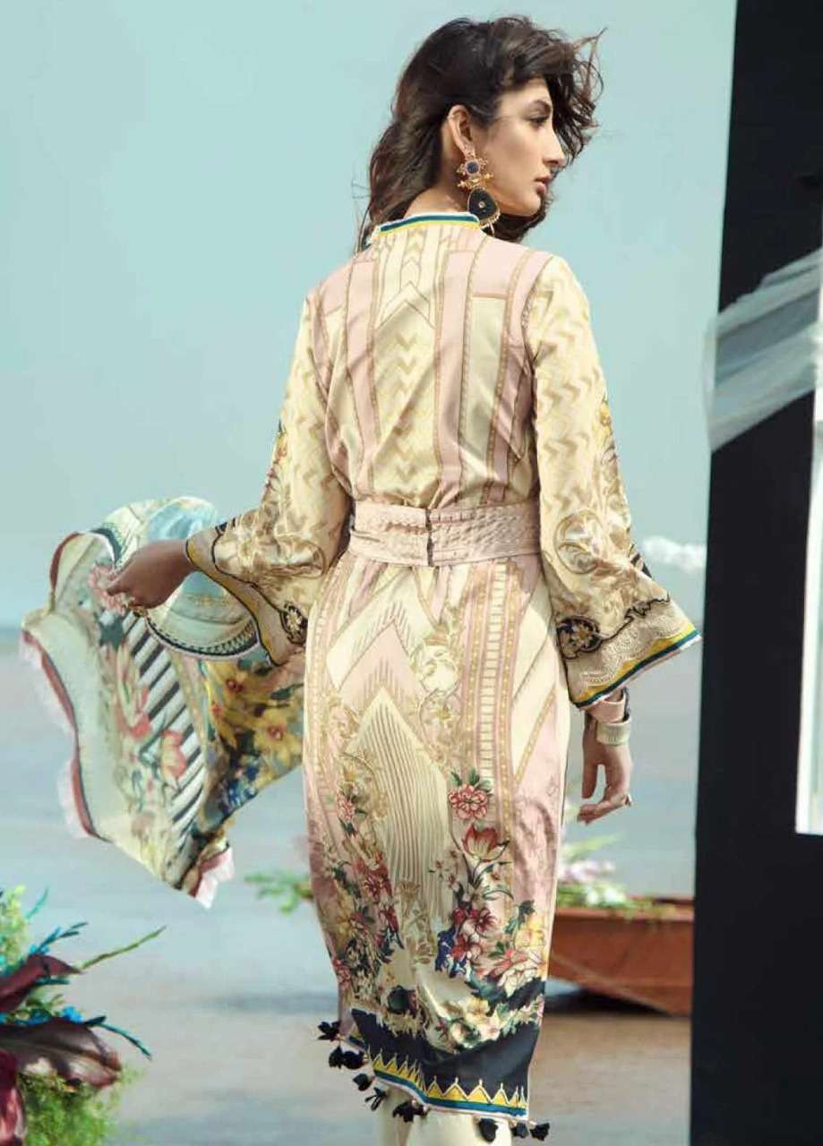 Firdous Fashion Embroidered Lawn Unstitched 3 Piece Suit FR20LS 19545 Luxury Collection