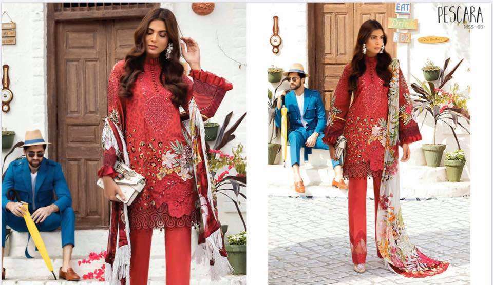 Mushq Embroidered Lawn Unstitched 3 Piece Suit MQ20S 03- Spring / Summer Collection