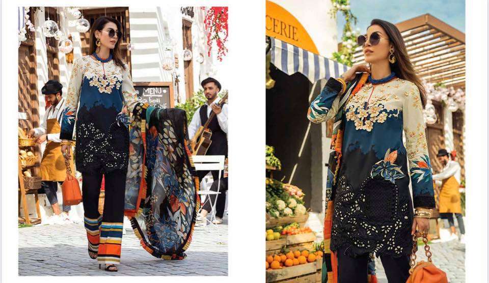Mushq Embroidered Lawn Unstitched 3 Piece Suit MQ20S 05 - Spring / Summer Collection
