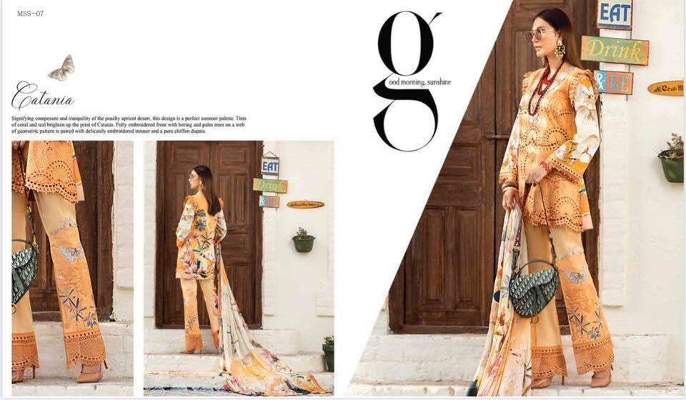 Mushq Embroidered Lawn Unstitched 3 Piece Suit MQ20S 07 - Spring / Summer Collection