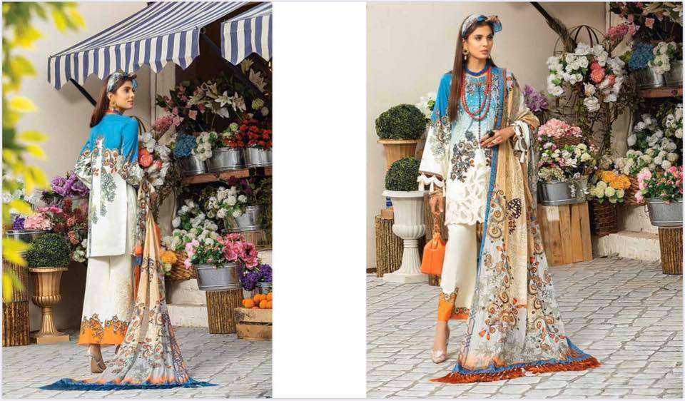 Mushq Embroidered Lawn Unstitched 3 Piece Suit MQ20S 09 - Spring / Summer Collection