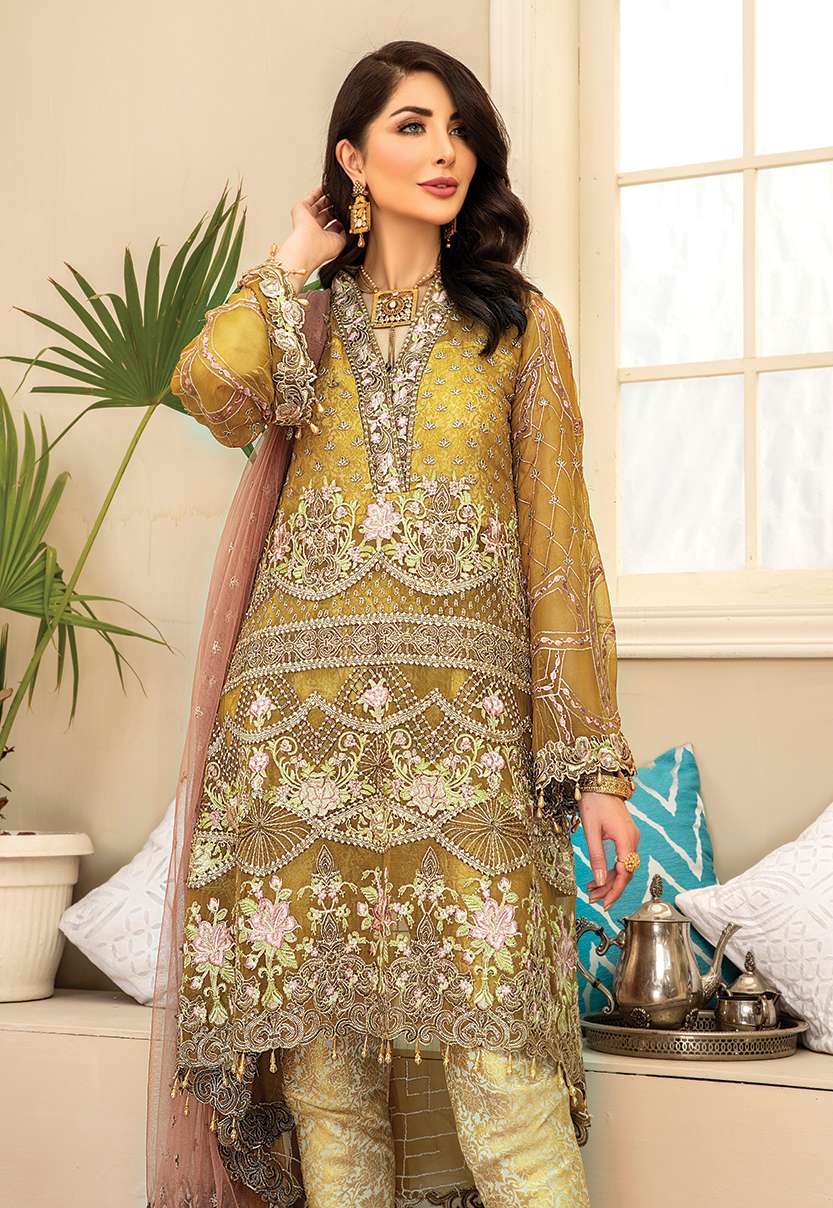 Maryam Spring Summer Collection Vol 17 M 59 Dainty Lime