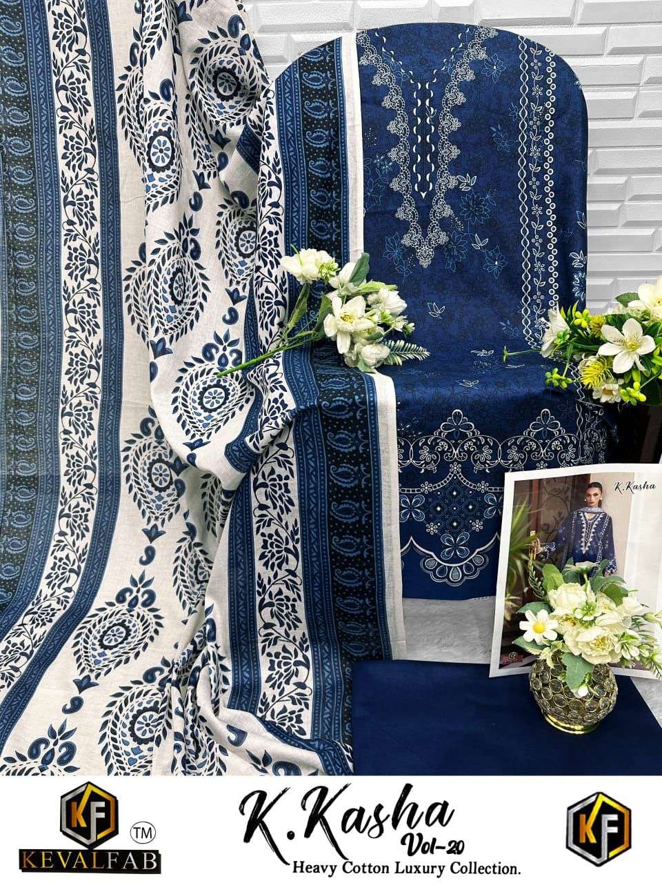 K KASHA VOL - 20 BY KEVAL FAB - 06