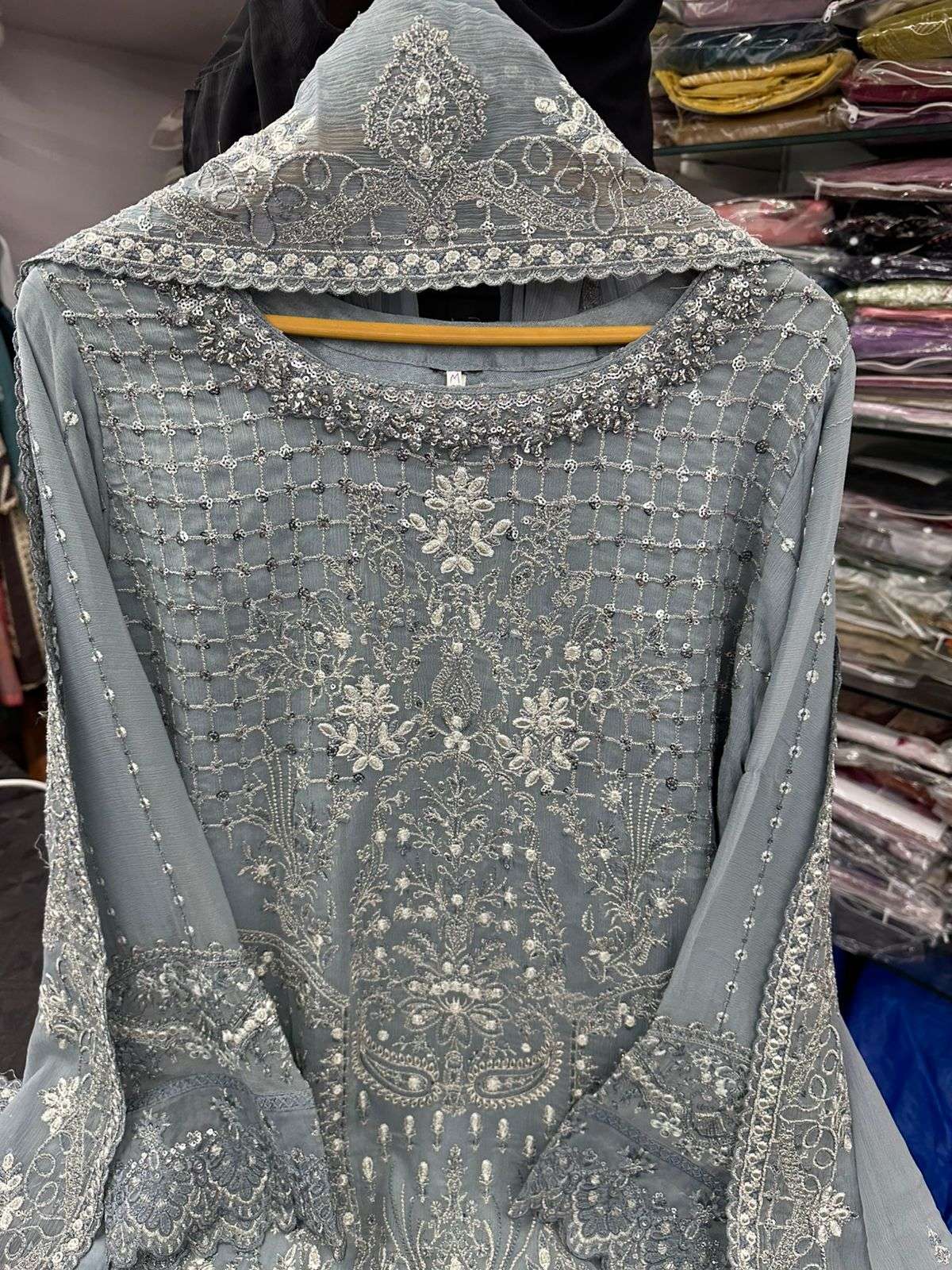 RTW Luxurious-Embroidered Chiffon Formals Tawakkal-01